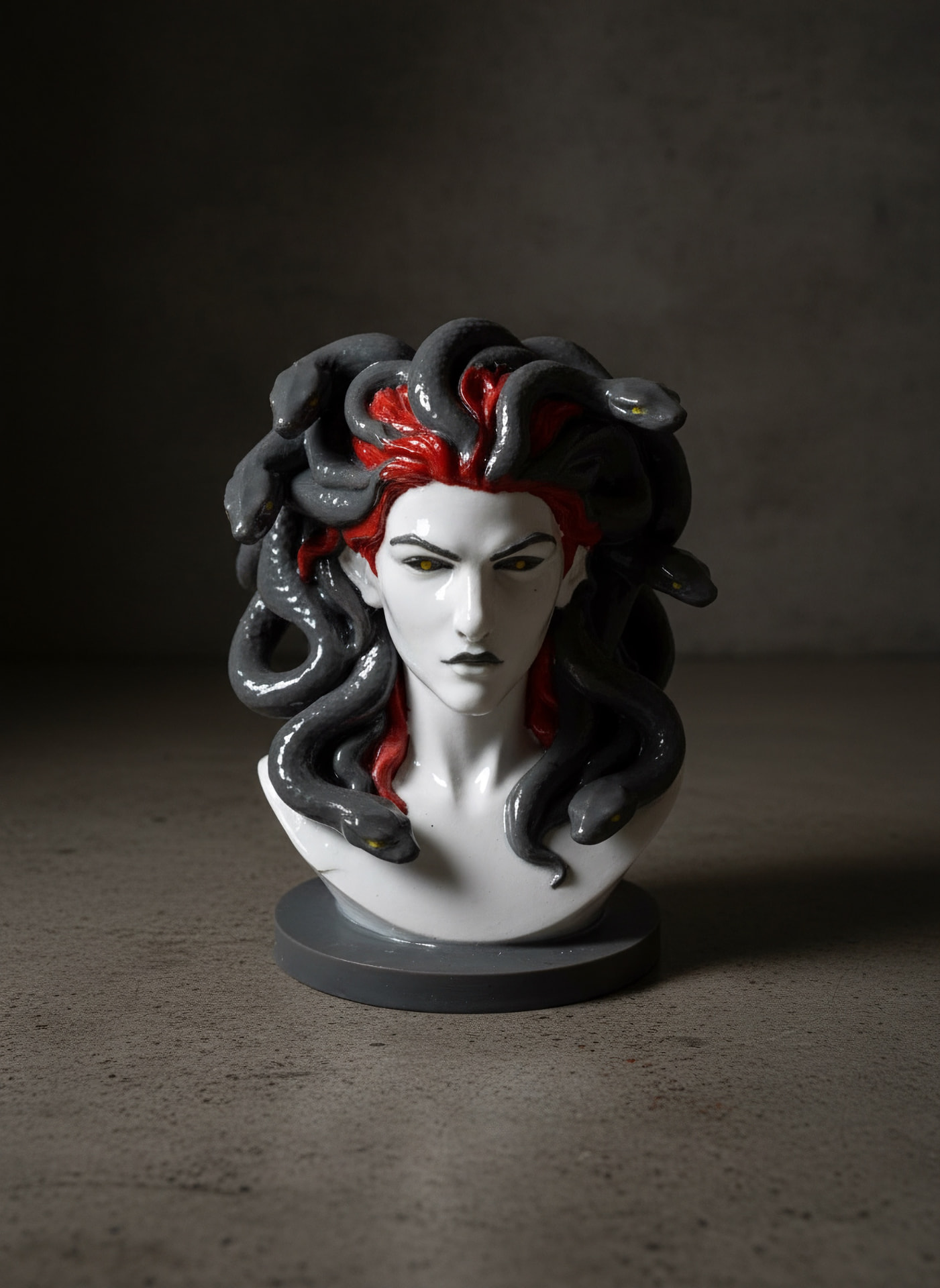 Medusa — busto 3d