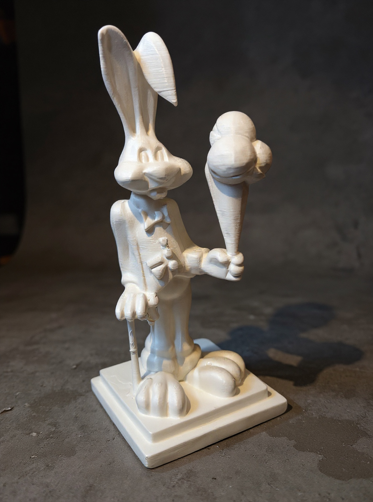 Stampa 3D grezza prima della pittura
